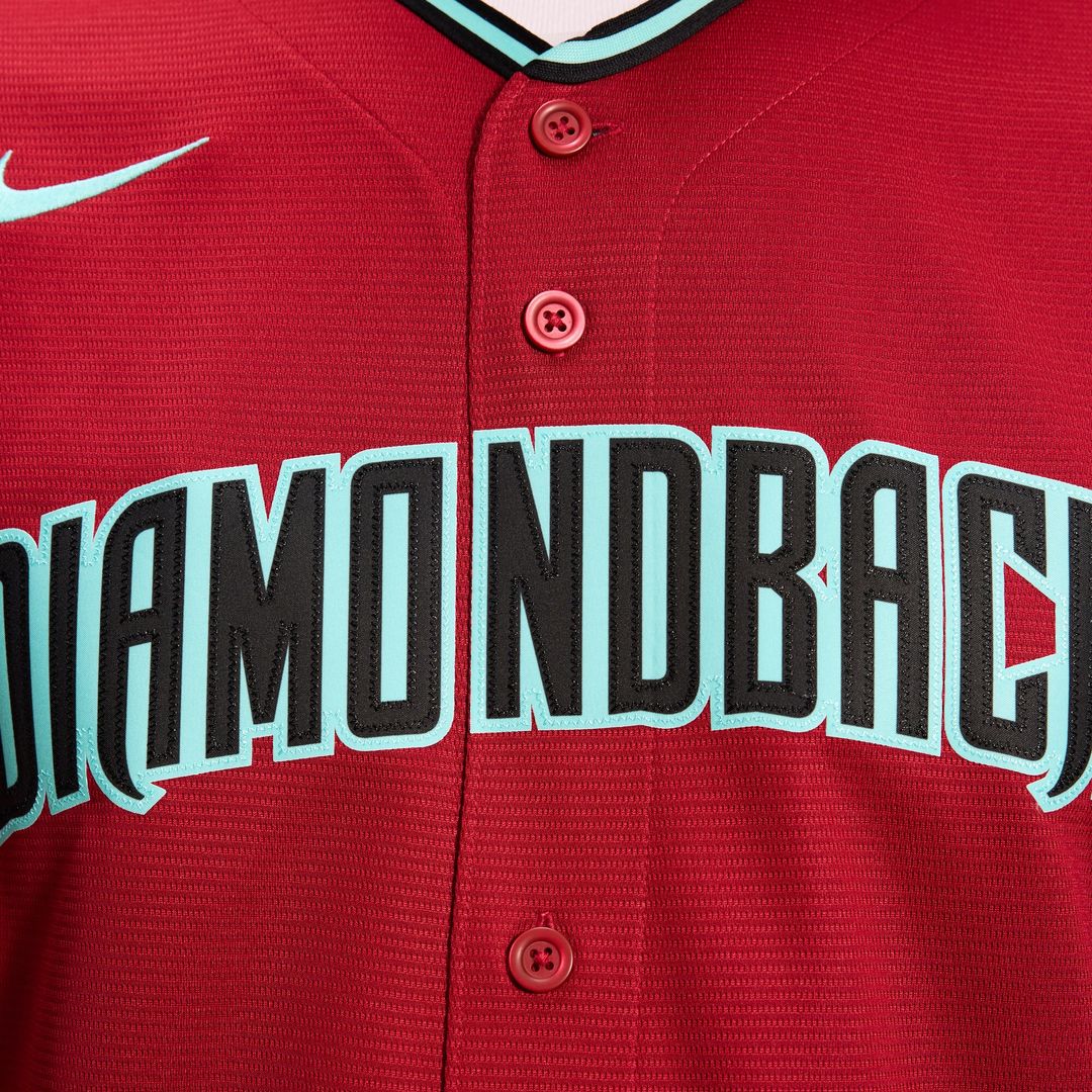 Corbin Carroll Arizona Diamondbacks Nike Alternate 2 Replica Jersey - Crimson Official MLB Team Apparel Baseball Fan Gear