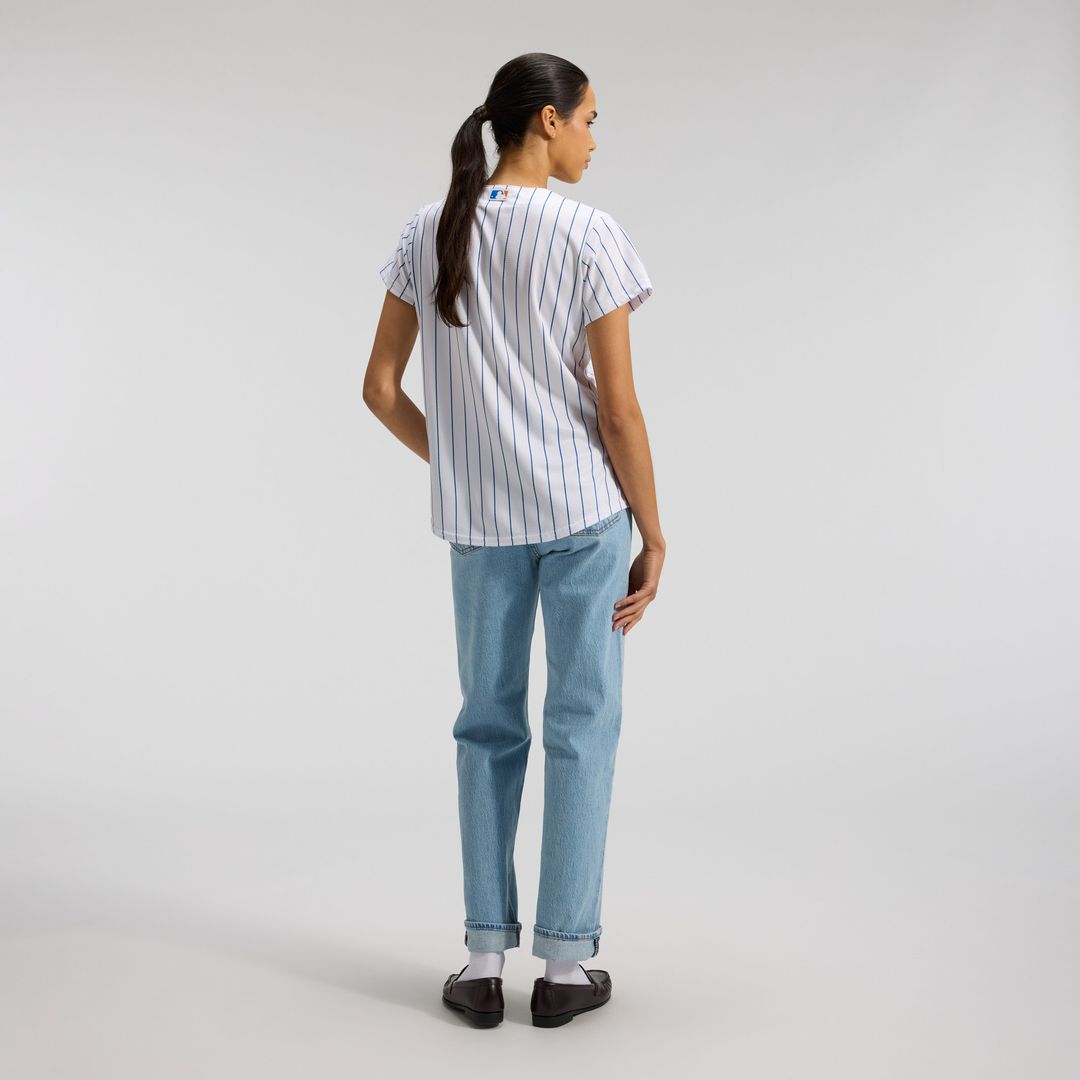 New York Mets Nike Women's Home Replica Team Jersey - White Official MLB Team Apparel Baseball Fan Gear