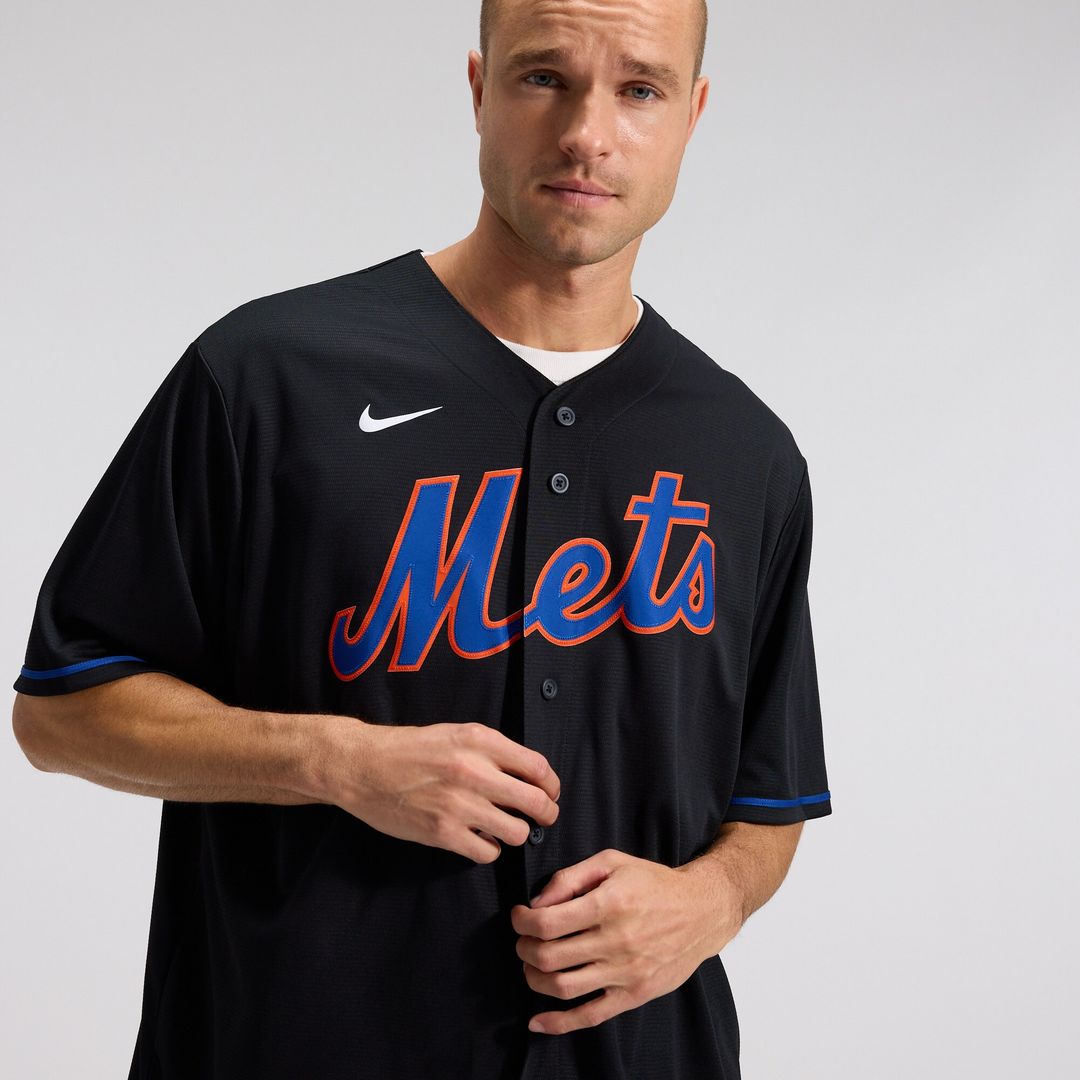 Starling Marte New York Mets Nike Alternate Replica Jersey - Black Official MLB Team Apparel Baseball Fan Gear