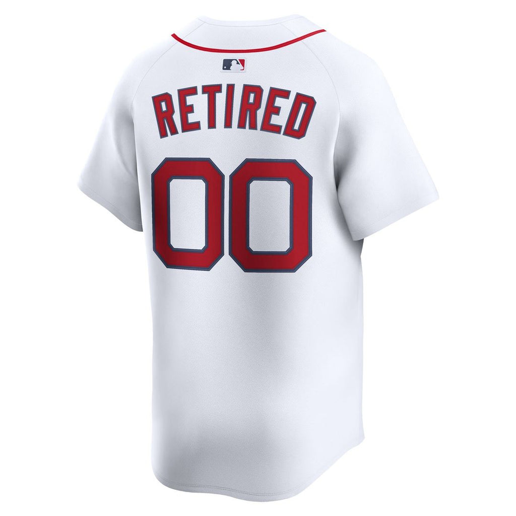 Boston Red Sox Nike Home Limited Pick-A-Player Retired Roster Jersey - White Official MLB Team Apparel Baseball Fan Gear