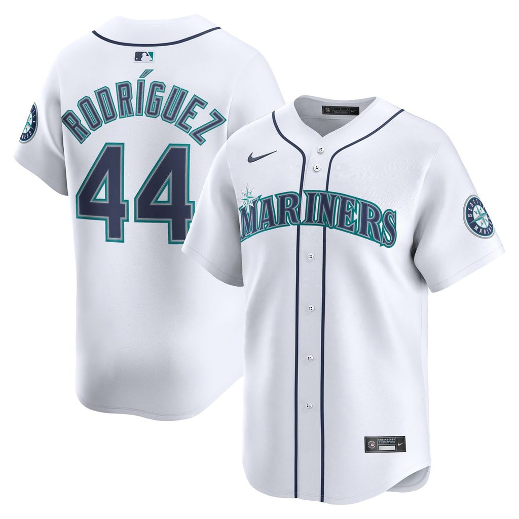 Julio Rodríguez Seattle Mariners Nike Home Limited Player Jersey - White Official MLB Team Apparel Baseball Fan Gear