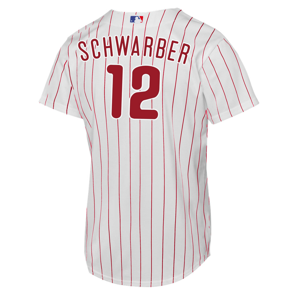 Kyle Schwarber Philadelphia Phillies Nike Youth Home Replica Jersey - White Official MLB Team Apparel Baseball Fan Gear