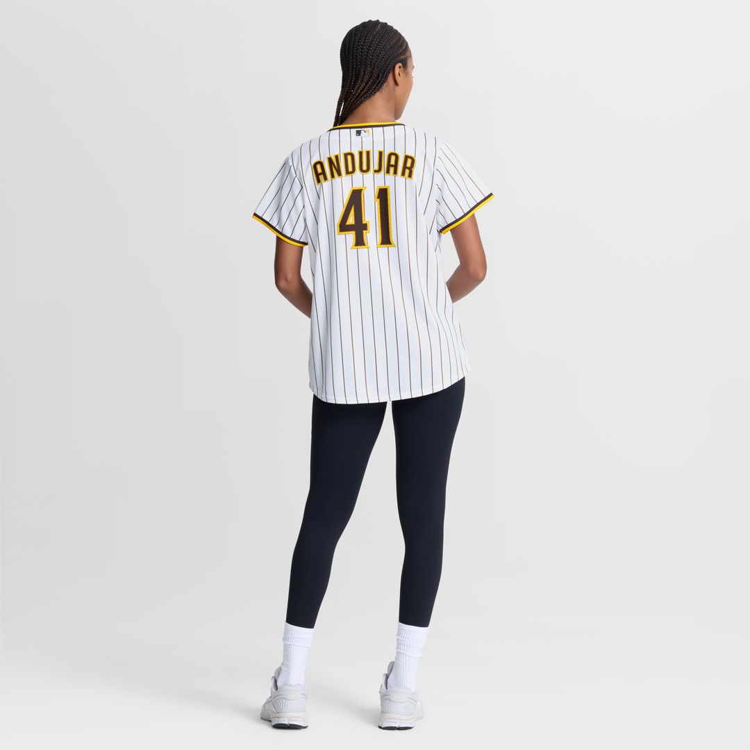 Miguel Andujar San Diego Padres Nike Women's Home Replica Jersey - White Official MLB Team Apparel Baseball Fan Gear
