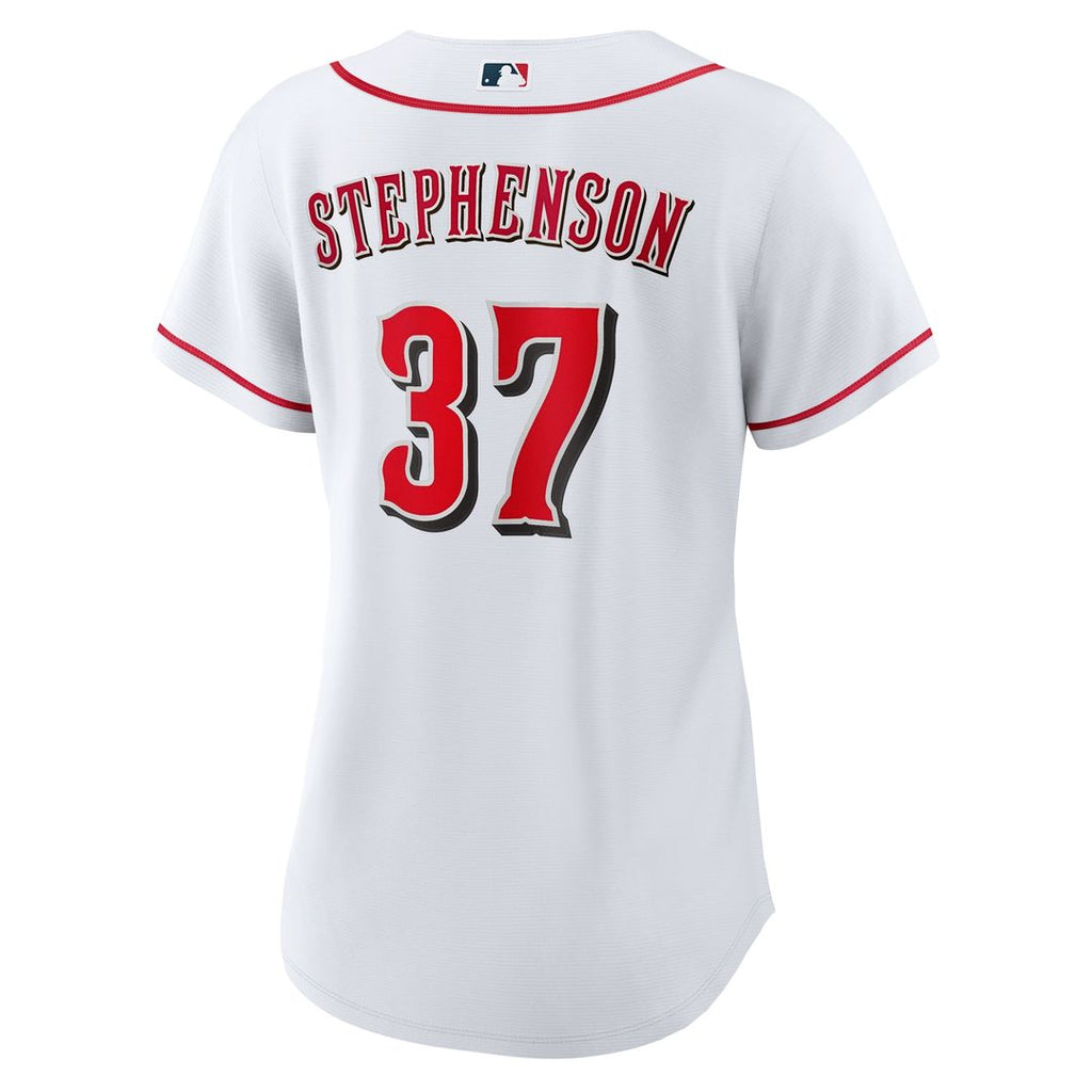 Tyler Stephenson Cincinnati Reds Nike Women's Home Replica Jersey - White Official MLB Team Apparel Baseball Fan Gear