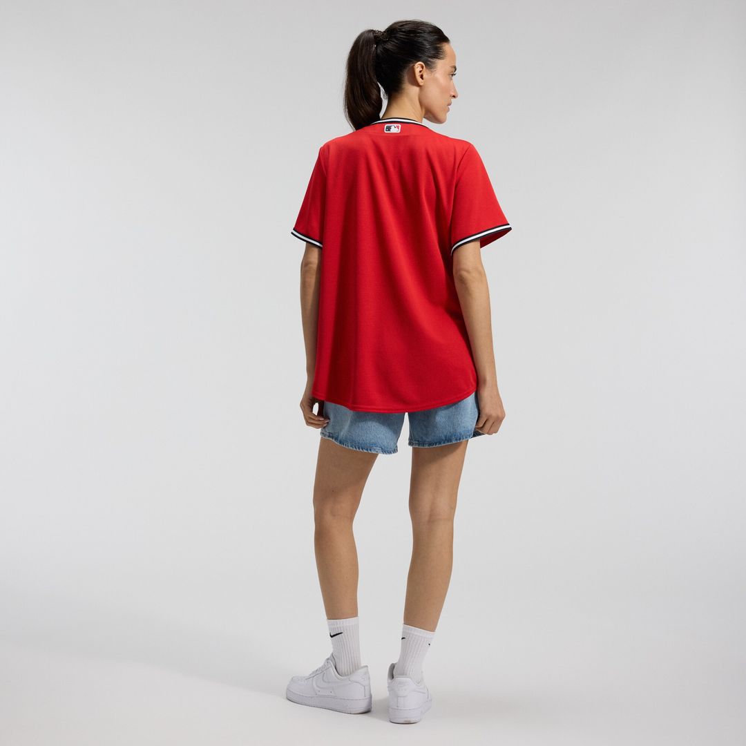 Cleveland Guardians Nike Women's Alternate 2 Replica Jersey - Red Official MLB Team Apparel Baseball Fan Gear