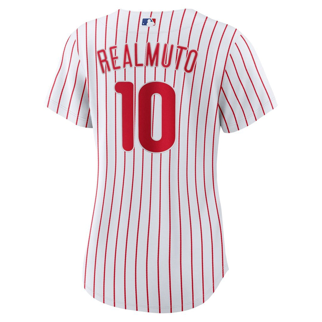 J.T. Realmuto Philadelphia Phillies Nike Women's Home Replica Jersey - White Official MLB Team Apparel Baseball Fan Gear