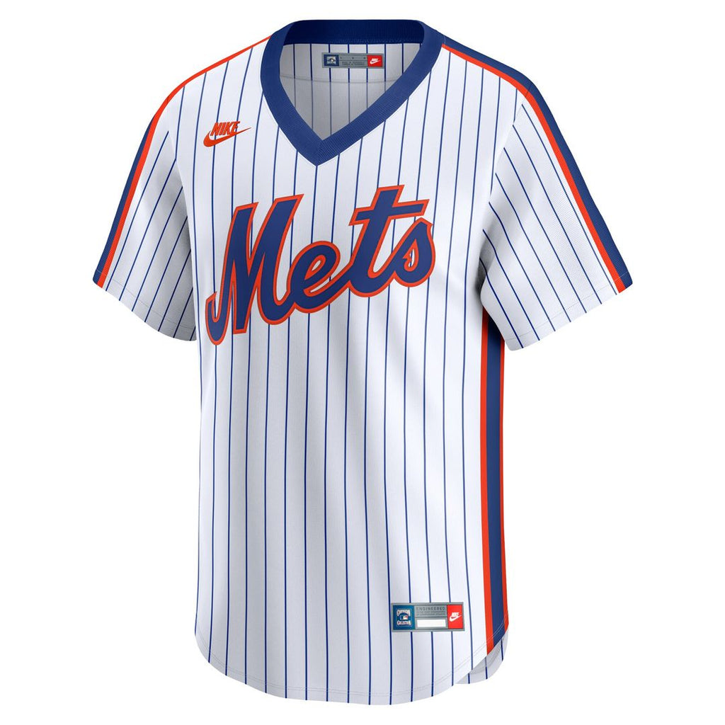 New York Mets Nike Cooperstown Collection Limited Jersey - White Official MLB Team Apparel Baseball Fan Gear