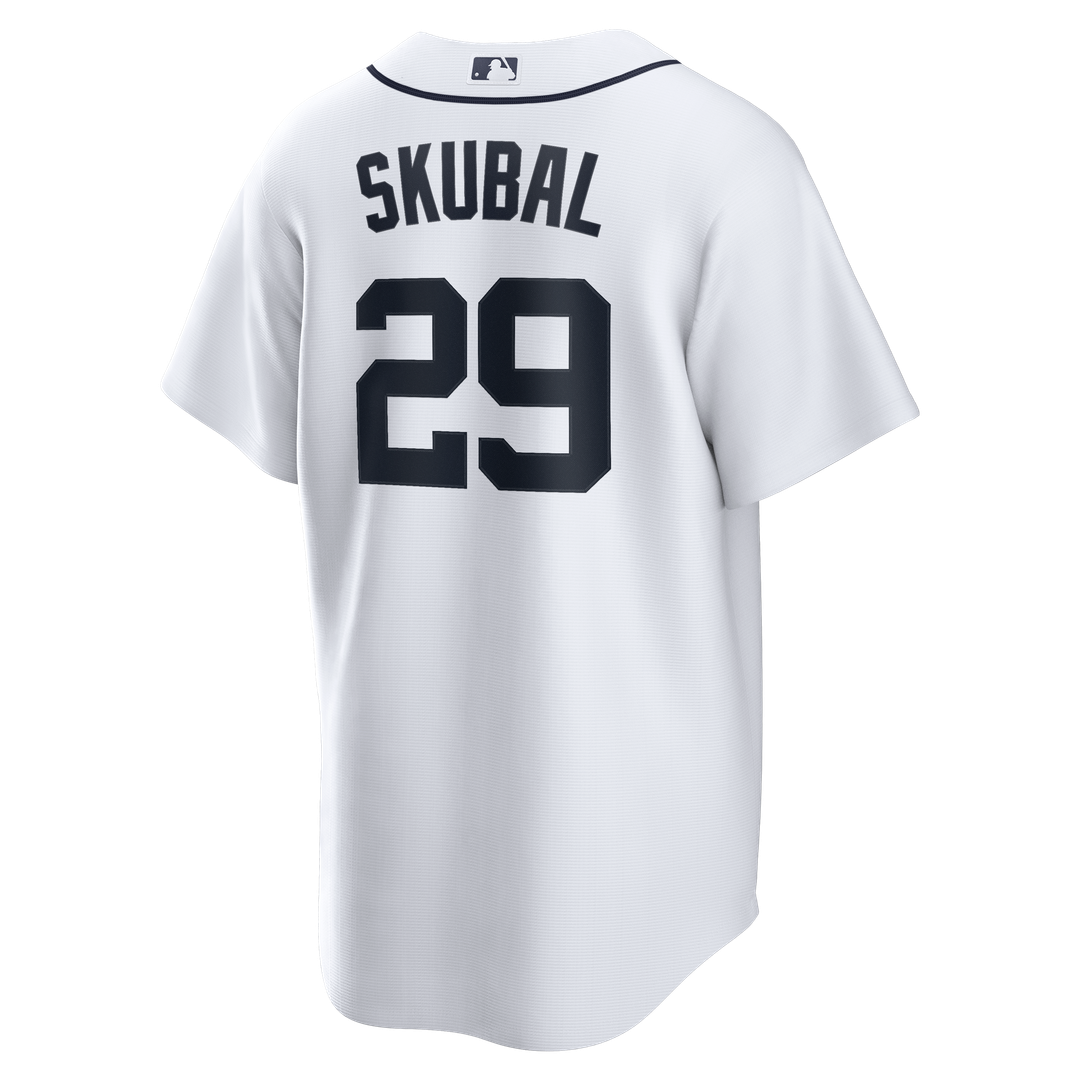 Tarik Skubal Detroit Tigers Nike Home Replica Jersey - White Official MLB Team Apparel Baseball Fan Gear