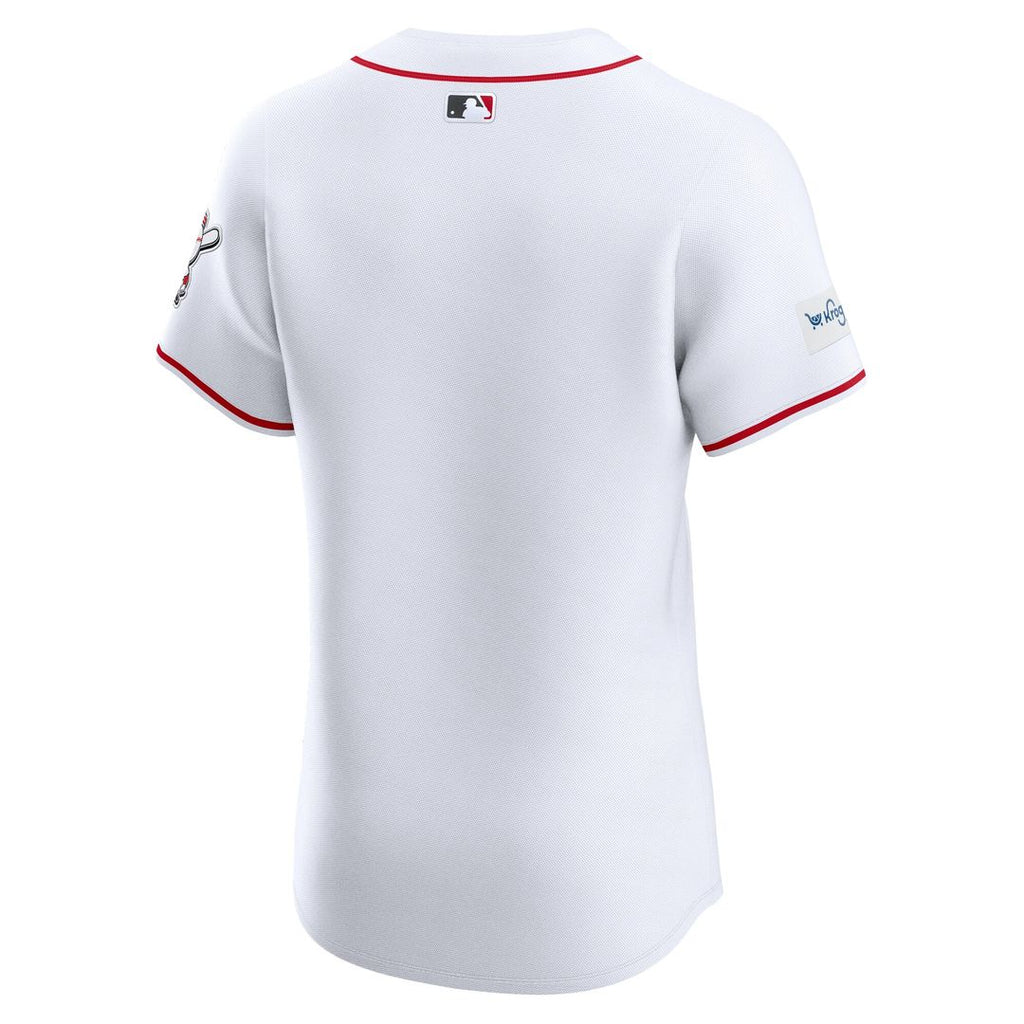 Cincinnati Reds Nike Home Elite Jersey - White Official MLB Team Apparel Baseball Fan Gear