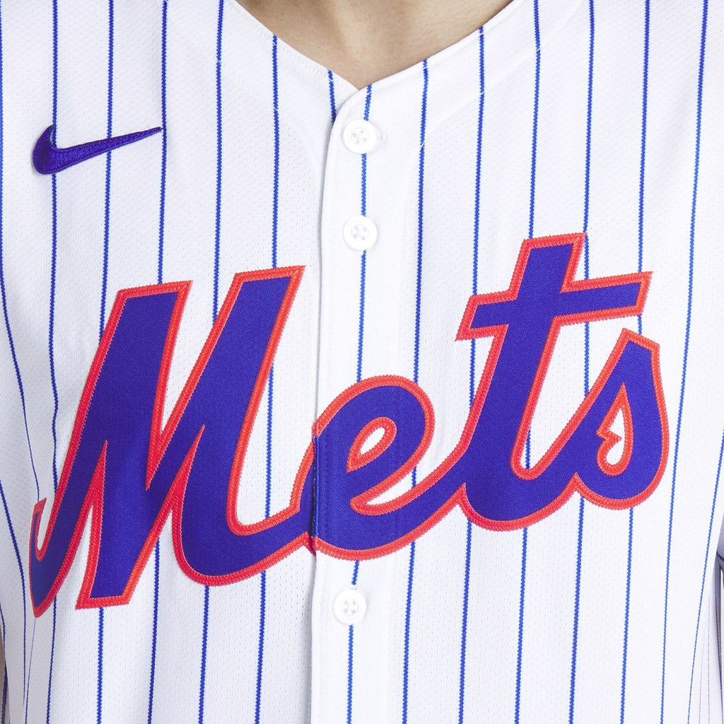 New York Mets Nike Home Replica Team Jersey - White Official MLB Team Apparel Baseball Fan Gear