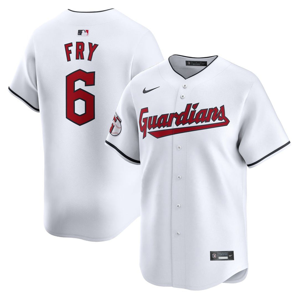 David Fry Cleveland Guardians Nike Home Limited Player Jersey - White Official MLB Team Apparel Baseball Fan Gear