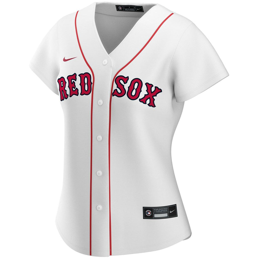 Boston Red Sox Nike Women's Home Replica Custom Jersey - White Official MLB Team Apparel Baseball Fan Gear