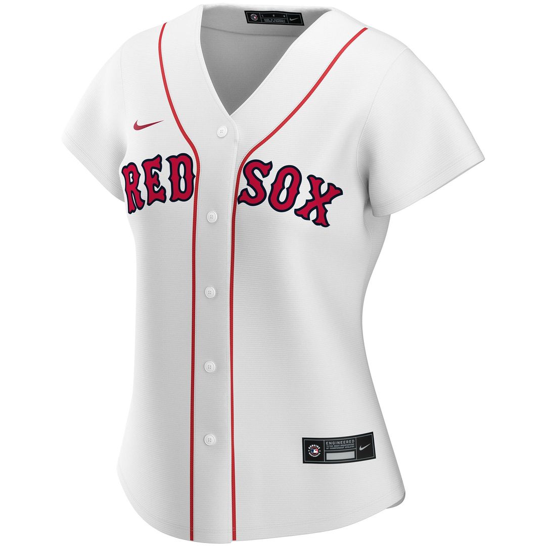 Boston Red Sox Nike Women's Home Replica Custom Jersey - White Official MLB Team Apparel Baseball Fan Gear