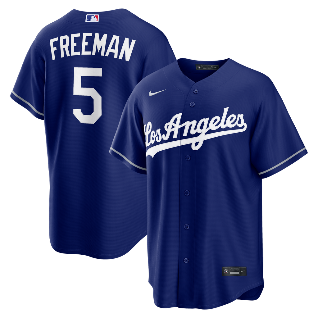 Freddie Freeman Los Angeles Dodgers Nike Alternate Replica Jersey - Royal Official MLB Team Apparel Baseball Fan Gear