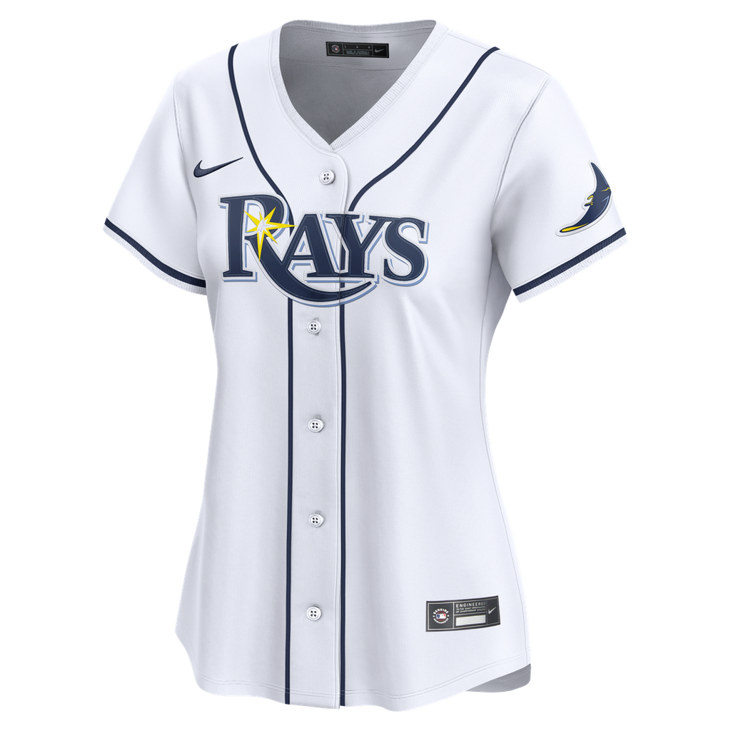 Tampa Bay Rays Nike Women's Home Limited Jersey - White Official MLB Team Apparel Baseball Fan Gear