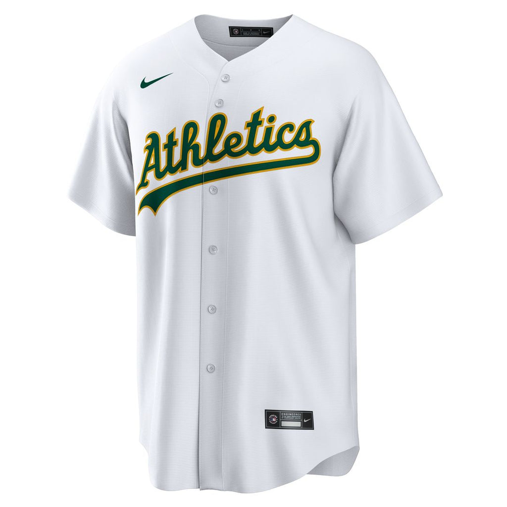 Tyler Soderstrom Athletics Nike Home Replica Jersey - White Official MLB Team Apparel Baseball Fan Gear