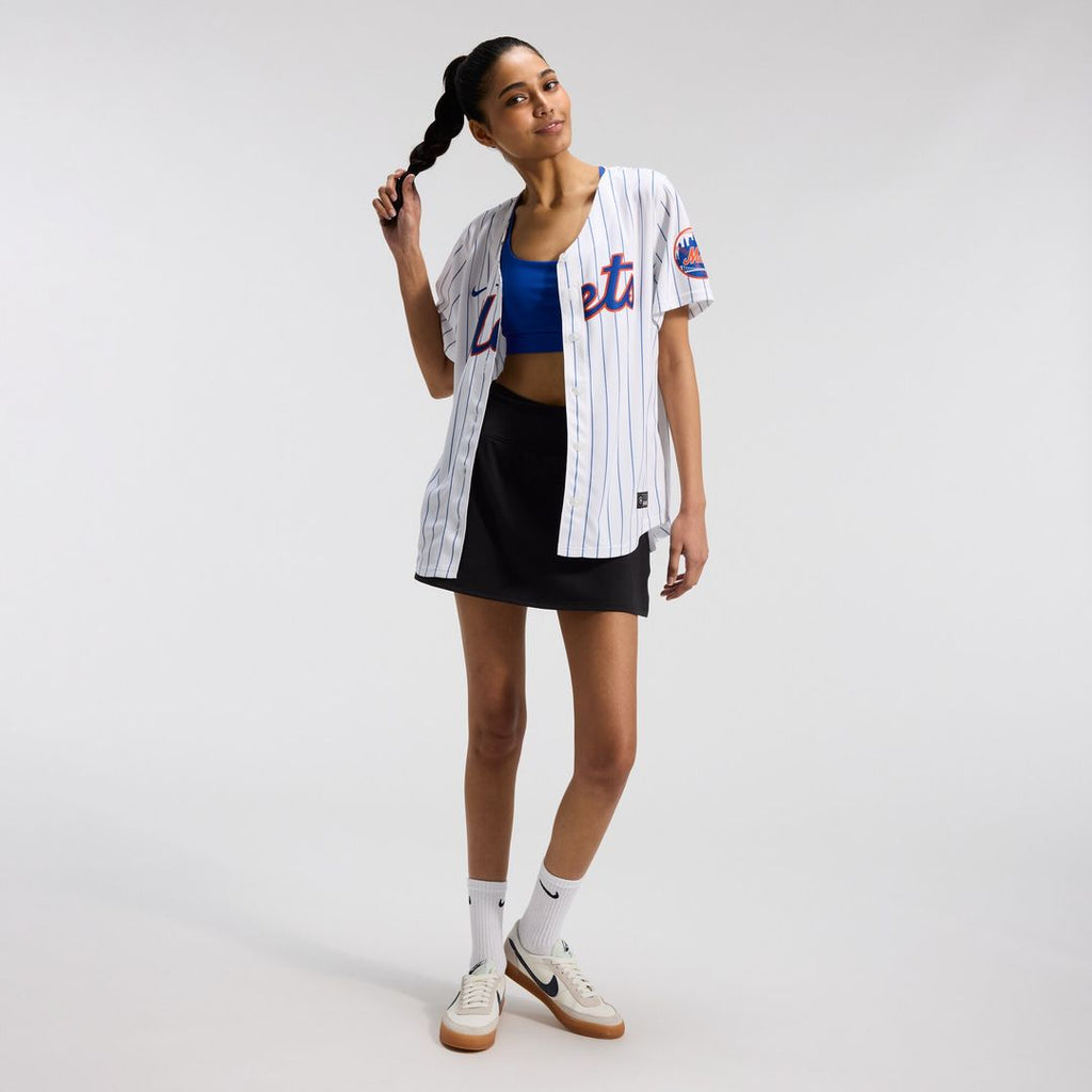 New York Mets Nike Women's Home Limited Jersey - White Official MLB Team Apparel Baseball Fan Gear