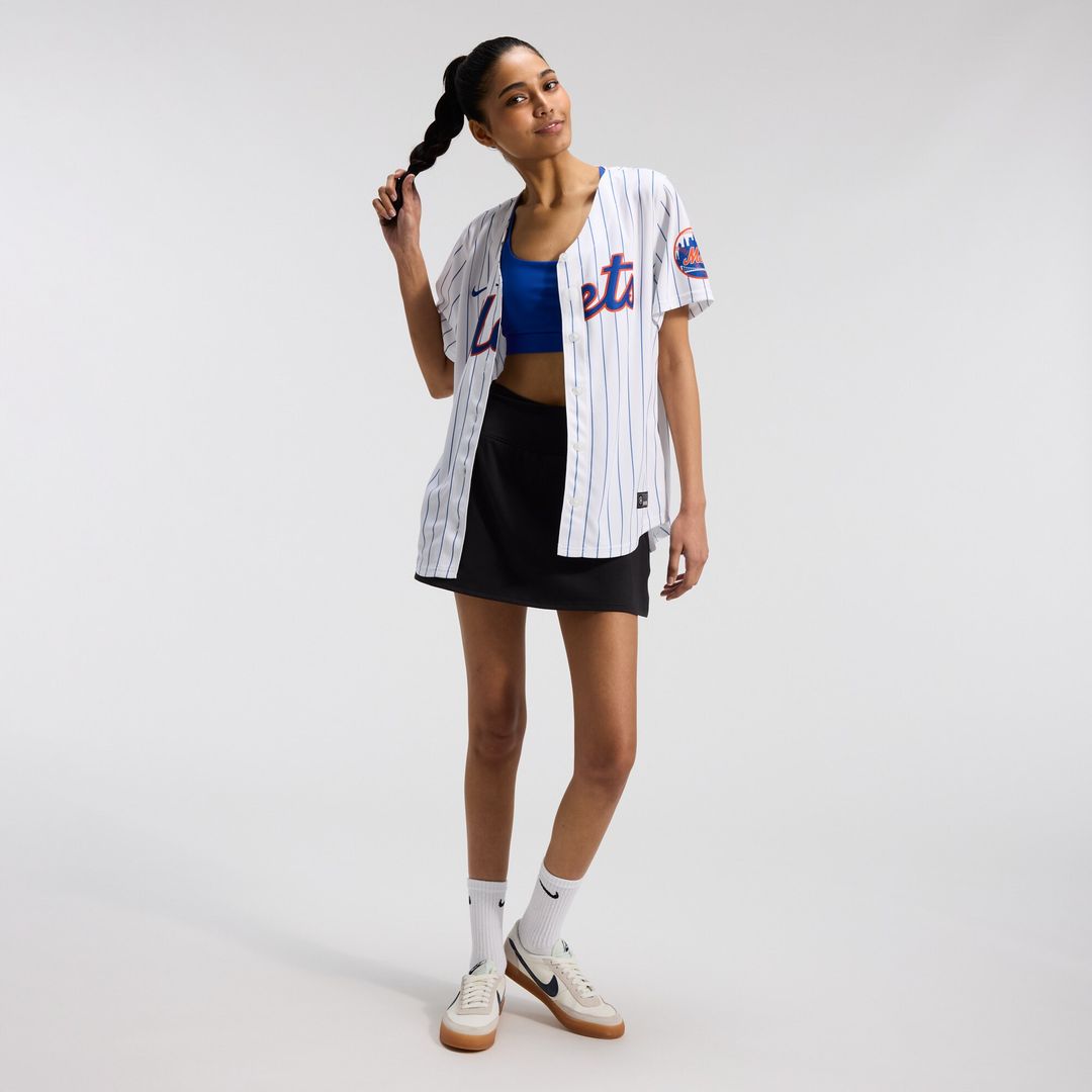 New York Mets Nike Women's Home Limited Jersey - White Official MLB Team Apparel Baseball Fan Gear