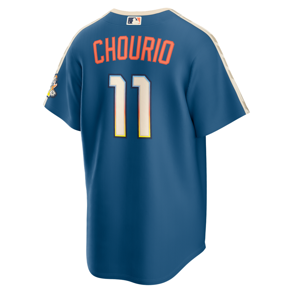 Jackson Chourio Milwaukee Brewers Nike 2026 City Connect Stadium Jersey - Mineral Blue Official MLB Team Apparel Baseball Fan Gear