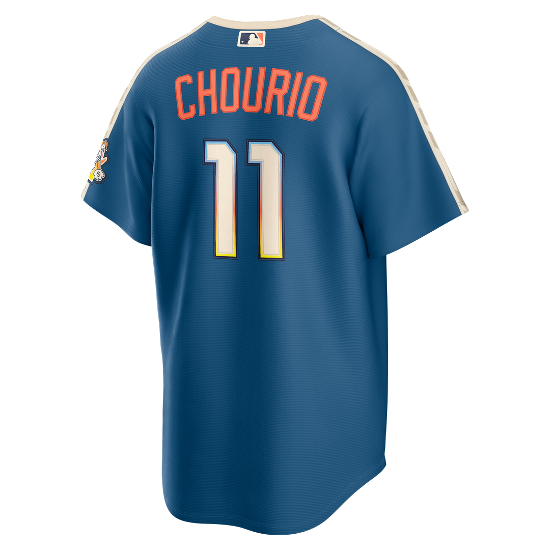 Jackson Chourio Milwaukee Brewers Nike 2026 City Connect Stadium Jersey - Mineral Blue Official MLB Team Apparel Baseball Fan Gear