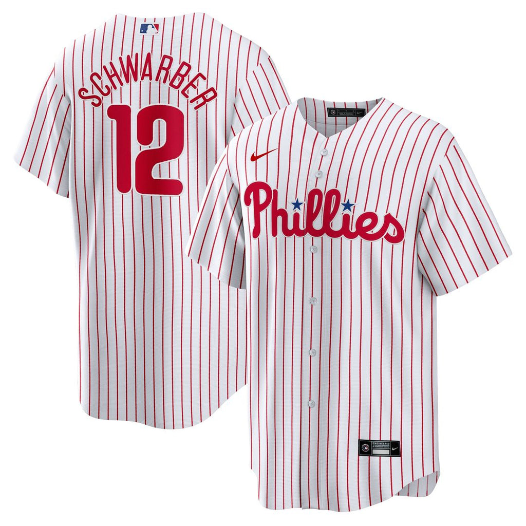 Kyle Schwarber Philadelphia Phillies Nike Replica Player Jersey - White Official MLB Team Apparel Baseball Fan Gear