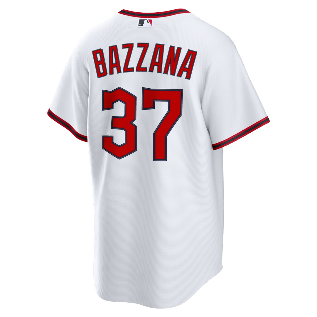 Travis Bazzana Cleveland Guardians Nike Home Replica Jersey - White Official MLB Team Apparel Baseball Fan Gear