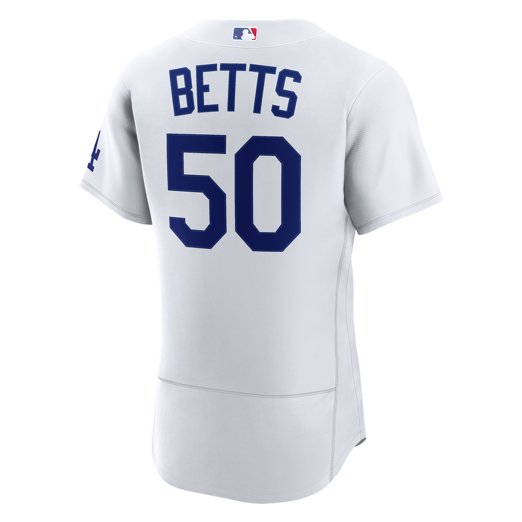 Mookie Betts Los Angeles Dodgers Nike Home Authentic Jersey - White Official MLB Team Apparel Baseball Fan Gear