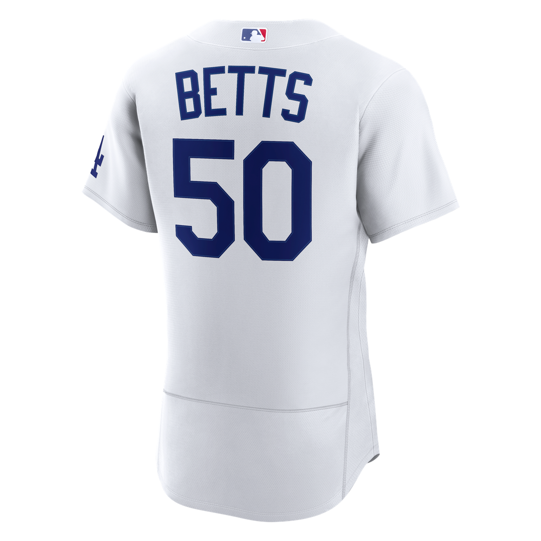 Mookie Betts Los Angeles Dodgers Nike Home Authentic Jersey - White Official MLB Team Apparel Baseball Fan Gear