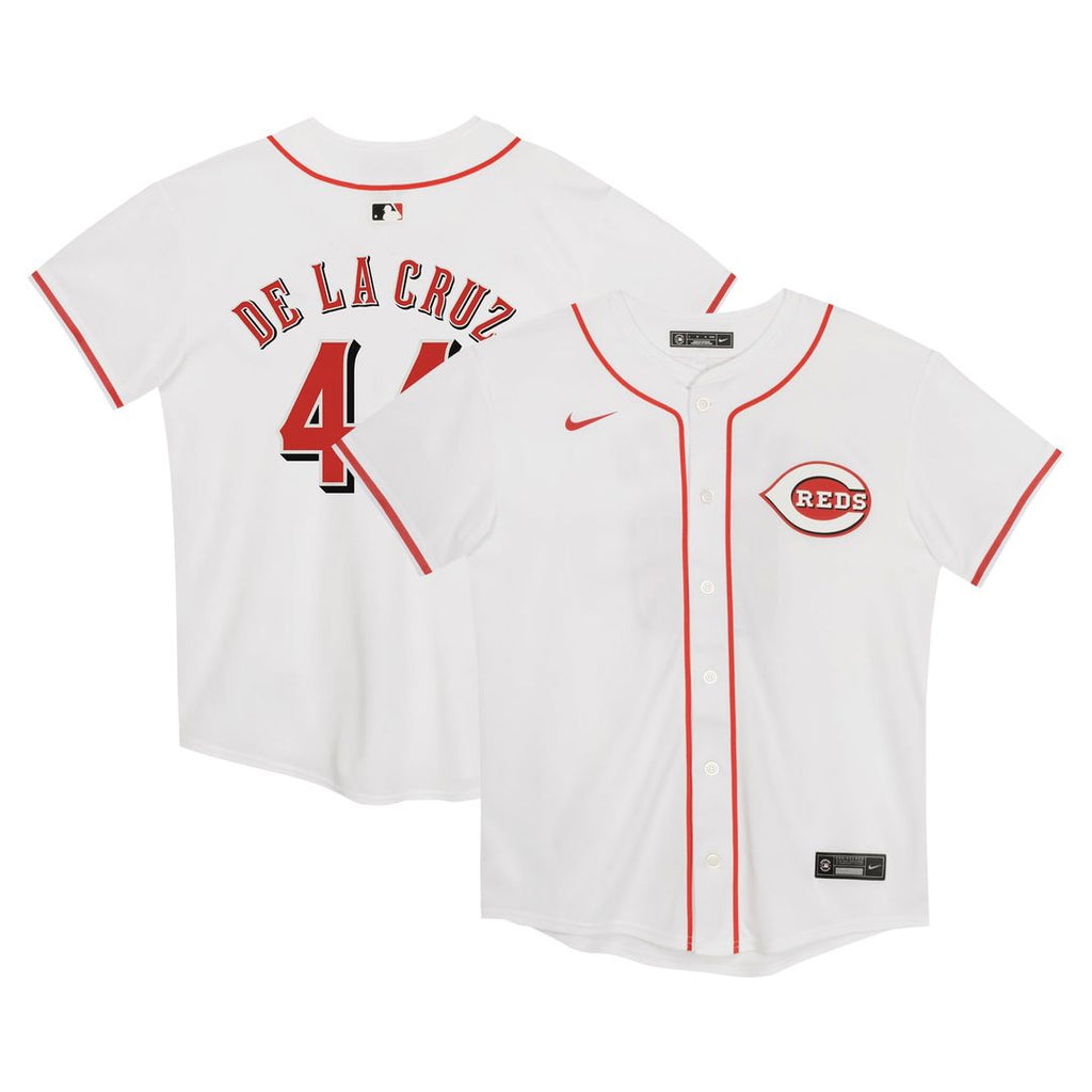 Elly De La Cruz Cincinnati Reds Nike Preschool Home Game Jersey - White Official MLB Team Apparel Baseball Fan Gear