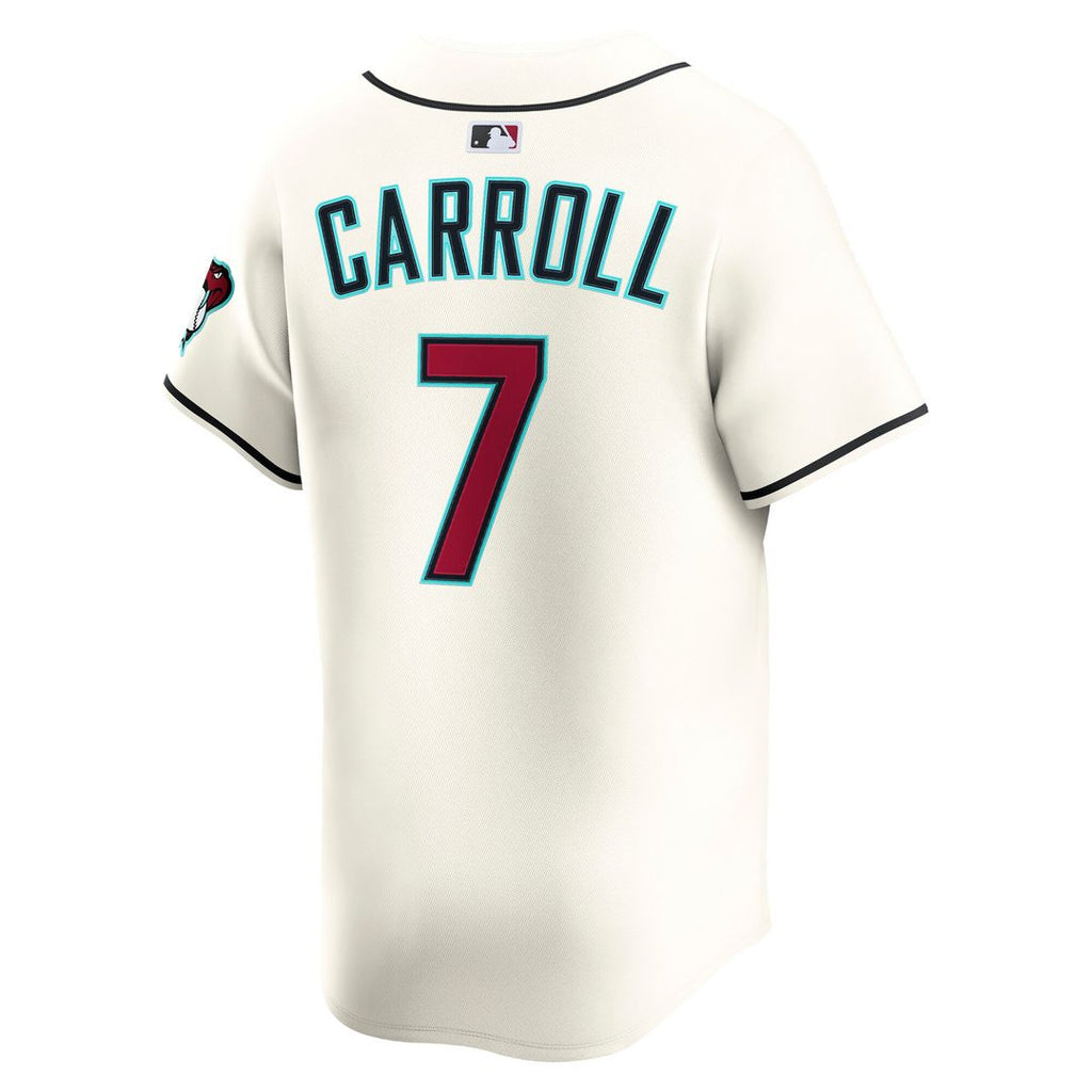 Corbin Carroll Arizona Diamondbacks Nike Home Limited Player Jersey - Cream Official MLB Team Apparel Baseball Fan Gear