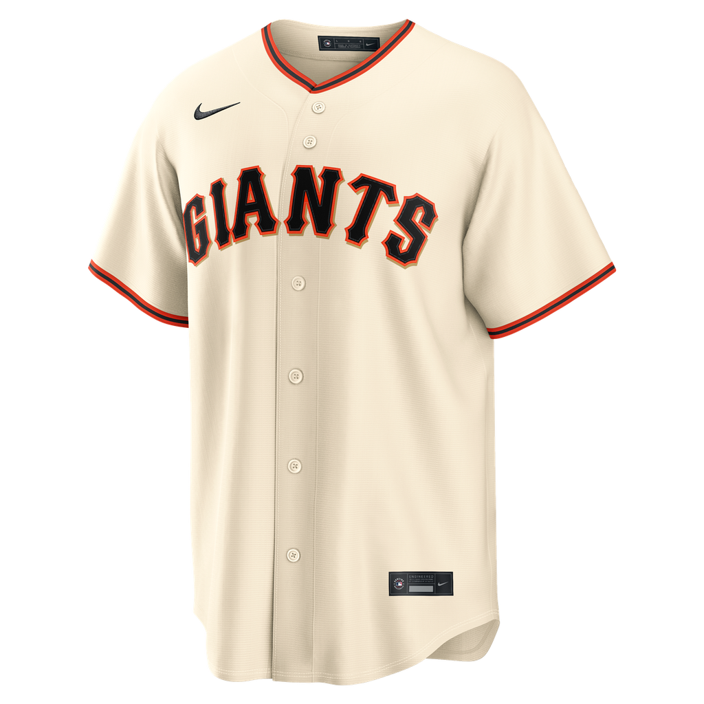 Bryce Eldridge San Francisco Giants Nike Home Replica Jersey - Cream Official MLB Team Apparel Baseball Fan Gear
