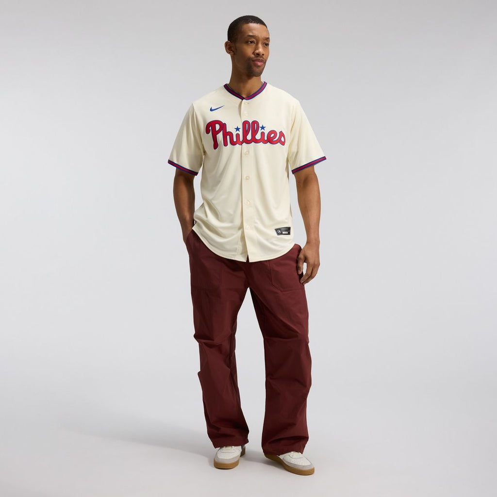 Philadelphia Phillies Nike Alternate Replica Jersey - Cream Official MLB Team Apparel Baseball Fan Gear