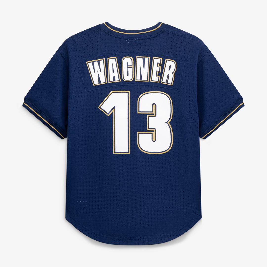 Billy Wagner Houston Astros Mitchell & Ness Authentic Batting Practice Jersey - Navy Official MLB Team Apparel Baseball Fan Gear