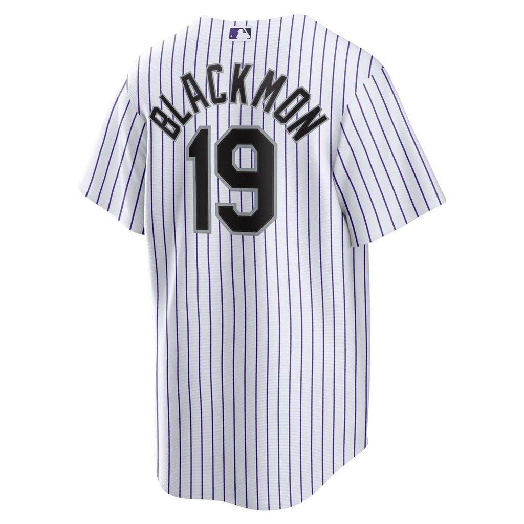 Charlie Blackmon Colorado Rockies Nike Home Replica Player Name Jersey - White Official MLB Team Apparel Baseball Fan Gear