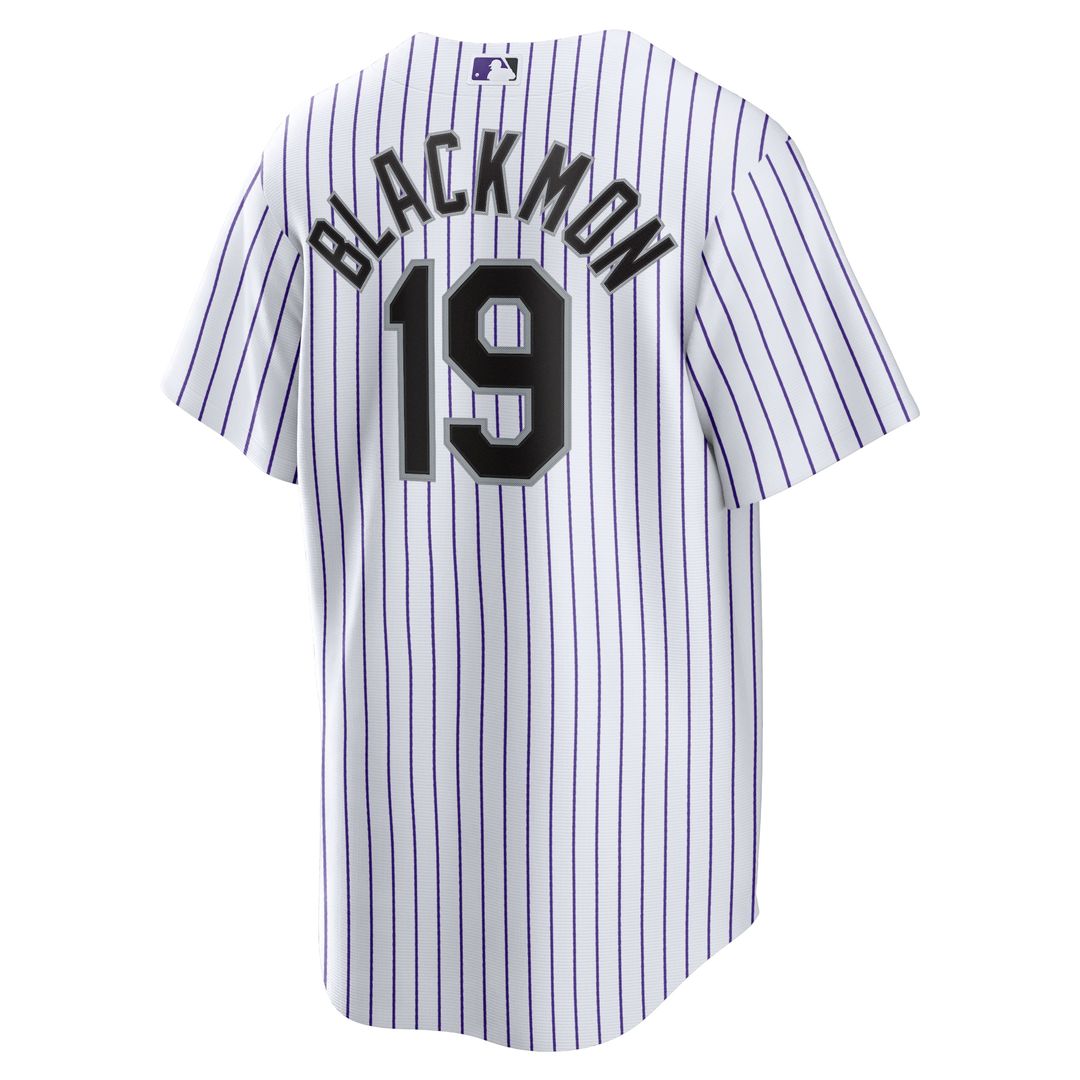 Charlie Blackmon Colorado Rockies Nike Home Replica Player Name Jersey - White Official MLB Team Apparel Baseball Fan Gear