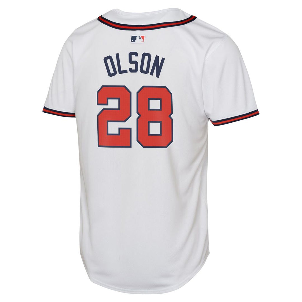 Matt Olson Atlanta Braves Nike Youth Home Limited Player Jersey - White Official MLB Team Apparel Baseball Fan Gear