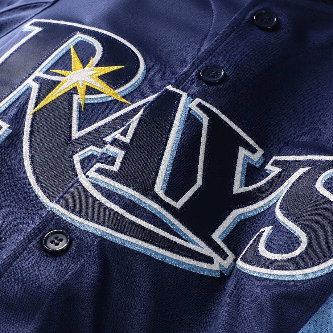 David Price Tampa Bay Rays Mitchell & Ness Authentic Batting Practice Jersey - Blue Official MLB Team Apparel Baseball Fan Gear