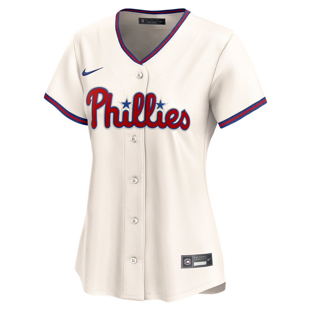 Ryan Howard Philadelphia Phillies Nike Women's Alternate 2 Limited Jersey – Cream Official MLB Team Apparel Baseball Fan Gear