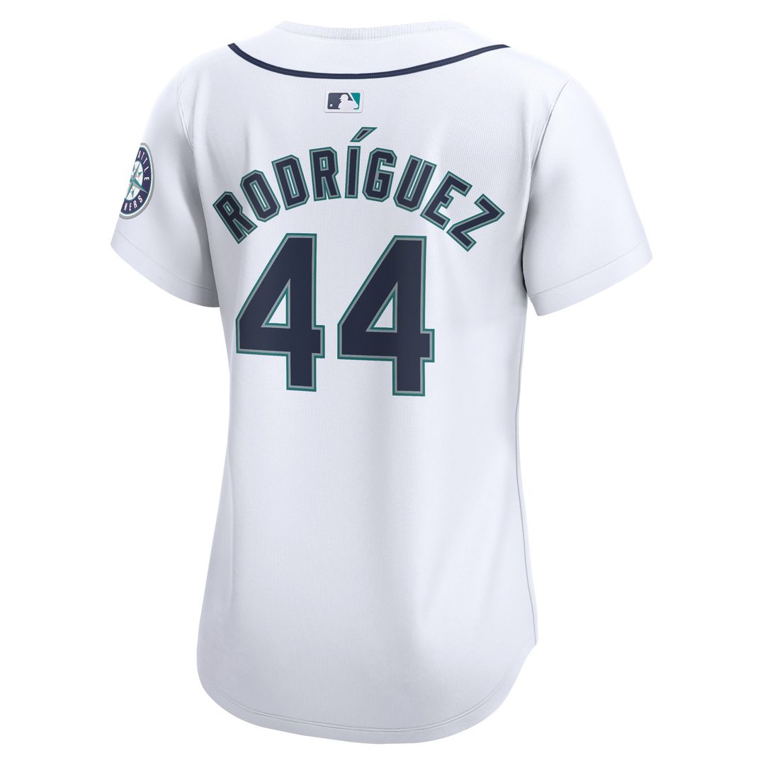 Julio Rodríguez Seattle Mariners Nike Women's Home Limited Player Jersey - White Official MLB Team Apparel Baseball Fan Gear