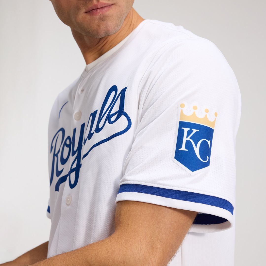 Kansas City Royals Nike Home Limited Jersey - White Official MLB Team Apparel Baseball Fan Gear