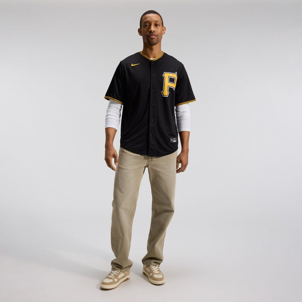 Pittsburgh Pirates Nike Alternate Replica Team Jersey - Black Official MLB Team Apparel Baseball Fan Gear