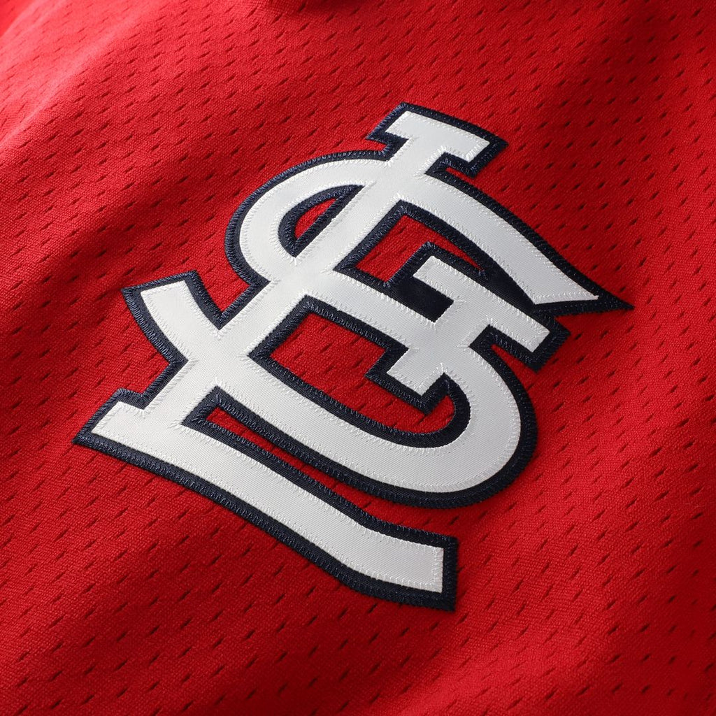 Ozzie Smith St. Louis Cardinals Mitchell & Ness Authentic Batting Practice Jersey - Scarlet Official MLB Team Apparel Baseball Fan Gear