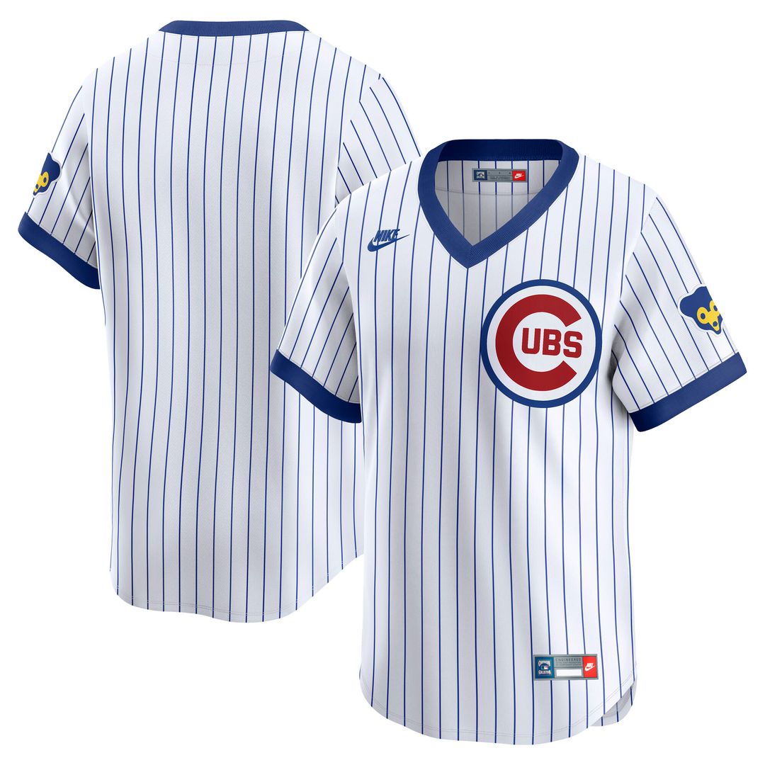 Chicago Cubs Nike Cooperstown Collection Limited Jersey - White Official MLB Team Apparel Baseball Fan Gear