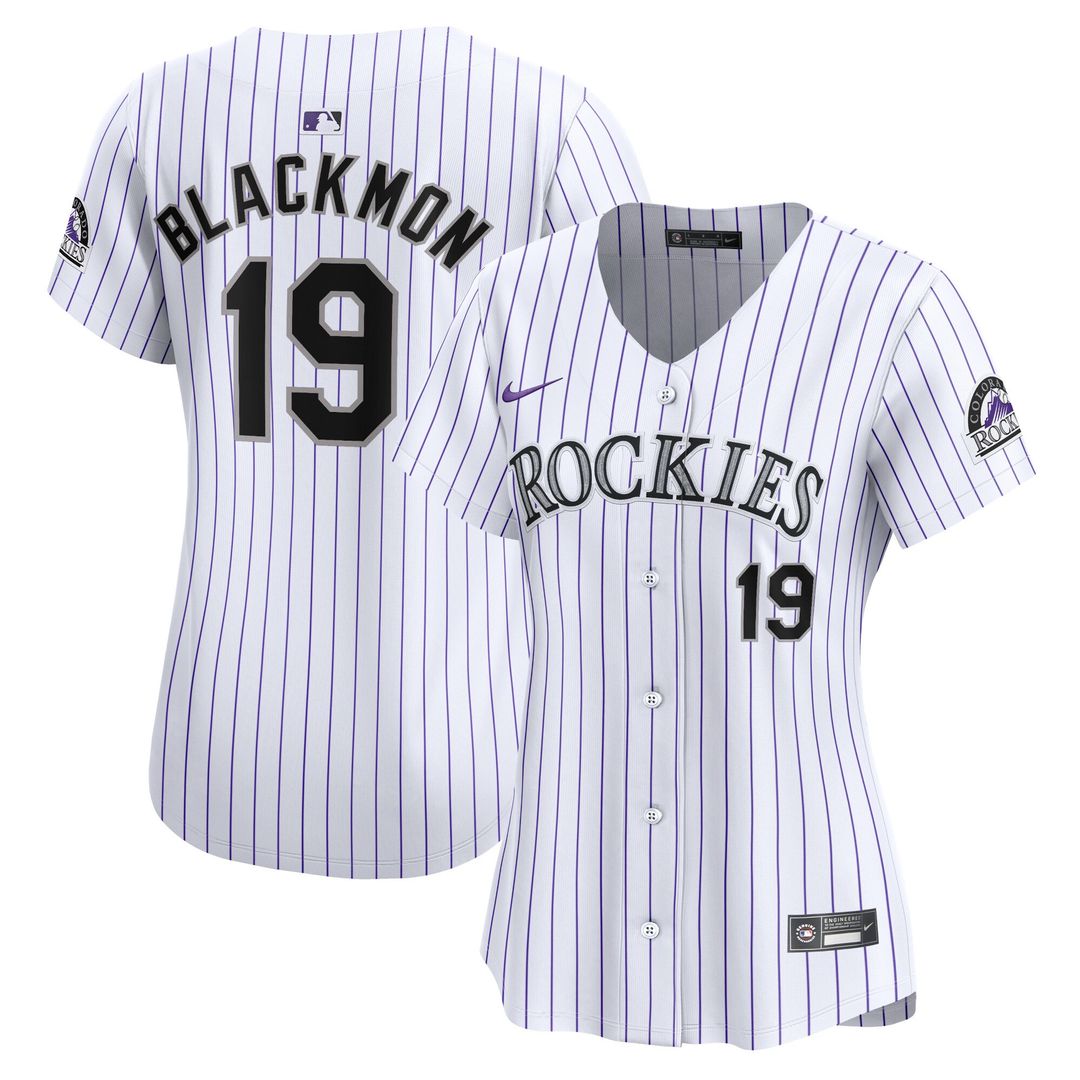 Charlie Blackmon Colorado Rockies Nike Women's Home Limited Player Jersey - White Official MLB Team Apparel Baseball Fan Gear