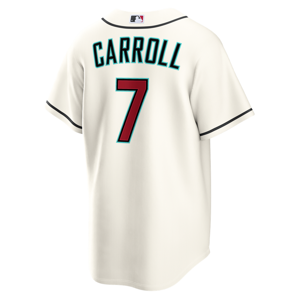 Corbin Carroll Arizona Diamondbacks Nike Home Replica Jersey - Cream Official MLB Team Apparel Baseball Fan Gear