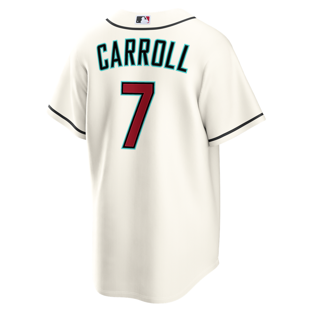 Corbin Carroll Arizona Diamondbacks Nike Home Replica Jersey - Cream Official MLB Team Apparel Baseball Fan Gear