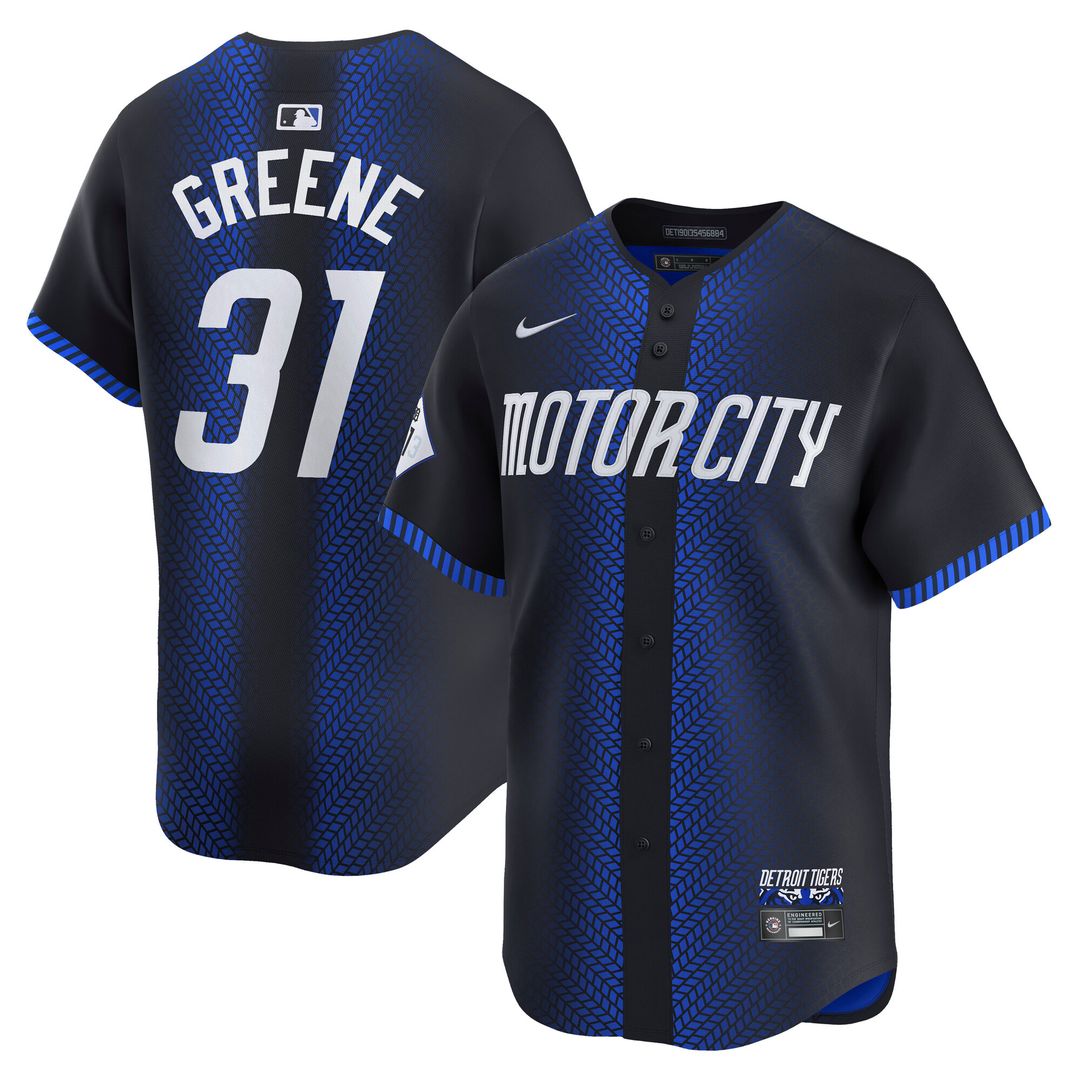 Riley Greene Detroit Tigers Nike City Connect Limited Jersey - Navy Official MLB Team Apparel Baseball Fan Gear
