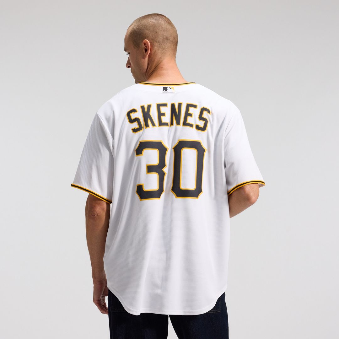 Paul Skenes Pittsburgh Pirates Nike Home Replica Player Jersey - White Official MLB Team Apparel Baseball Fan Gear
