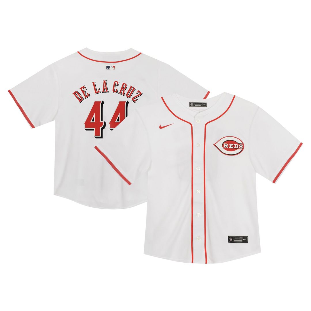 Elly De La Cruz Cincinnati Reds Nike Toddler Game Jersey - White Official MLB Team Apparel Baseball Fan Gear