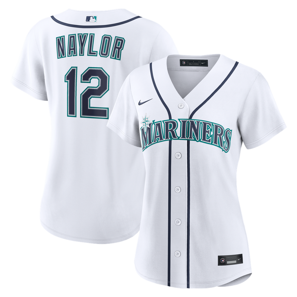 Josh Naylor Seattle Mariners Nike Women's Home Replica Jersey - White Official MLB Team Apparel Baseball Fan Gear